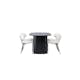 Matgrupp Venture Home Isolde med 4 st Chico stolar