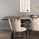 Matgrupp Venture Home Ystad med 6 st Limhamn Light stolar