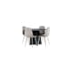Matgrupp Venture Home Bootcut Ø110 cm med 4 st Eva stolar