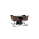 Matgrupp Venture Home Bootcut Ø110 cm med 4 st Evening stolar