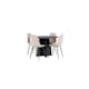 Matgrupp Venture Home Bootcut Ø110 cm med 4 st Polar stolar