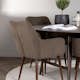 Matgrupp Venture Home Kaseidon Ø100 cm med 4 st Tomorrow stolar