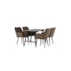 Matgrupp Venture Home Kaseidon med 4 st Tomorrow stolar