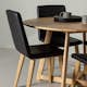 Matgrupp Venture Home Yakidon Ø120 cm med 4 st Today stolar