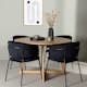 Matgrupp Venture Home Yakidon Ø120 cm med 4 st Selma stolar