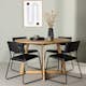Matgrupp Venture Home Yakidon Ø120 cm med 4 st Kenth stolar