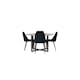 Matgrupp Venture Home Durango Ø120 cm med 4 st Night stolar