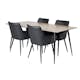 Matgrupp Venture Home Silar Ø120 cm med 4st Comfort Matstolar