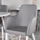 Matgrupp Venture Home Plaza Runt Matbord Ø100 cm & 4 Comfort Stolar