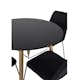 Matgrupp Venture Home Plaza Ø100 cm med 4st Muce Matstolar