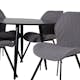 Matgrupp Venture Home Plaza med 4st Gemma Stolar