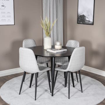 Matgrupp Venture Home Plaza med 4st Polar Stolar