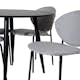 Matgrupp Venture Home Plaza med 4st Vault Stolar