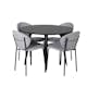 Matgrupp Venture Home Plaza med 4st Vault Stolar