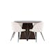Matgrupp Venture Home Bootcut Ø110 med 4 st Velvet Stolar
