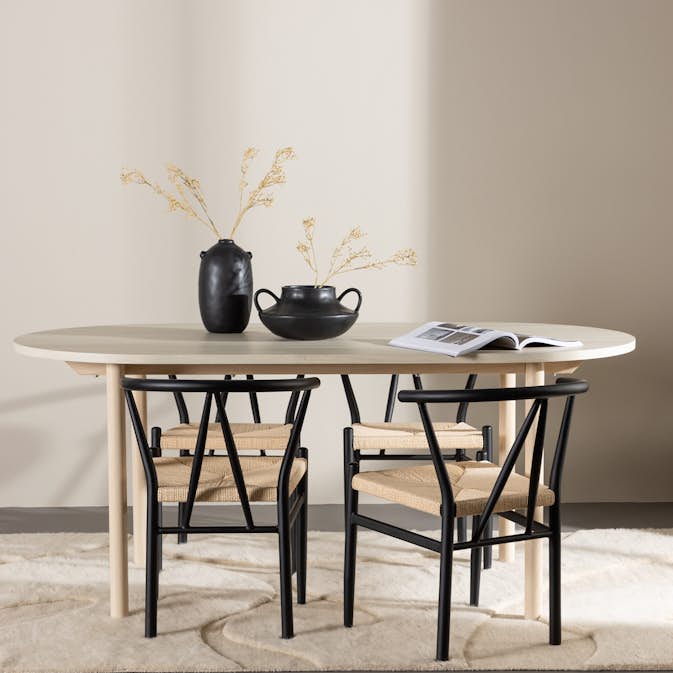 Matgrupp Venture Home Andy 180 med 4 st Alfons Stolar