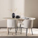 Matgrupp Venture Home Andy 180 med 4 st Agnes Stolar