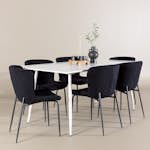 Matgrupp Venture Home Silar 180 med 6 st Modesto Stolar