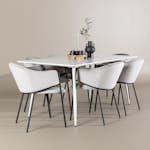 Matgrupp Venture Home Silar 180 med 6 st Evelina Stolar