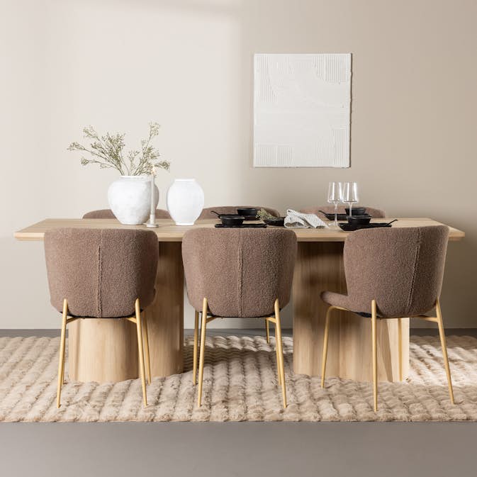 Matgrupp Venture Home Olivia 210 med 6 st Modesto Stolar