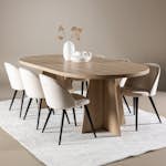 Matgrupp Venture Home Bootcut 230 med 6 st Velvet Stolar