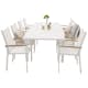 Matgrupp Venture Home Madrid 160/240 med 8 Tilly Stolar