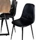 Matgrupp Venture Home Ina med 8 Pobbie Stolar Svart