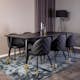 Matgrupp Venture Home Dipp med 6 Velvet Stolar