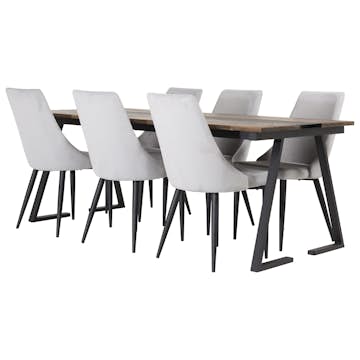 Matgrupp Venture Home Jane med 6 Laura Stolar