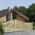 Grind PLUS Ligno 300x88/118 cm Tryckimpregnerad