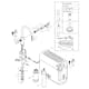 Köksblandare Grohe Blue Home C-pip Starter Kit Bluetooth