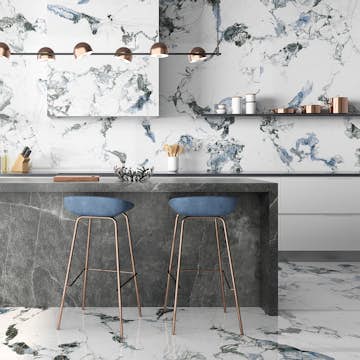 Klinker Tenfors Oyama Blue Marmor Blank 60x120 cm