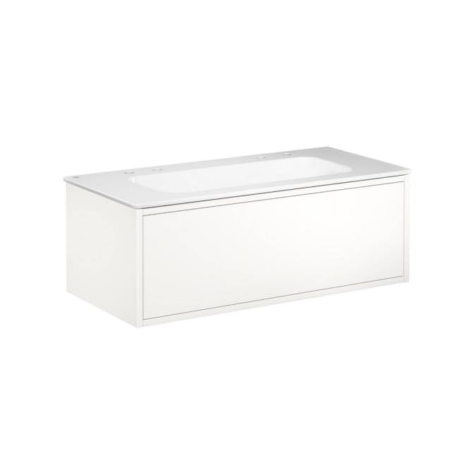 Tvättställskåp Gustavsberg Ducentic 100 cm med Tvättställ i Porslin