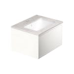 Tvättställskåp Gustavsberg Ducentic 60 cm med Stenbänkskiva och Underlimmat Tvättställ