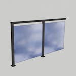 Glasräcke Novoroom Komplett Sektion H-P