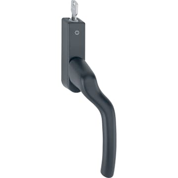 Fönsterhandtag HOPPE Tokyo 0710/U955S 7/8 x 63 Svartlackerat Aluminium