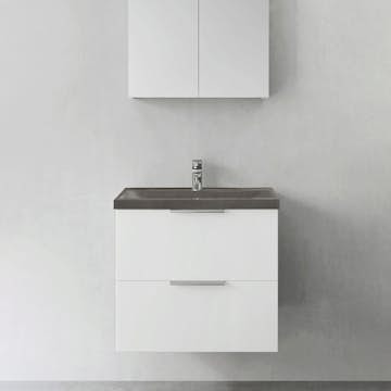 Tvättställsskåp Hafa Shape med Betong Tvättställ