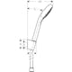 Handdusch Hansgrohe Croma Select E Vario Porter