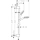 Duschset Hansgrohe Crometta Green 1jet 65 cm