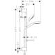 Duschset Hansgrohe Croma Select E Casetta 65 cm