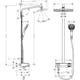 Takduschset Hansgrohe Raindance E Select 360