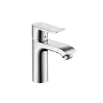 Tvättställsblandare Hansgrohe Metris S 110 Låg med lyftventil
