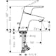 Tvättställsblandare Hansgrohe Focus 70
