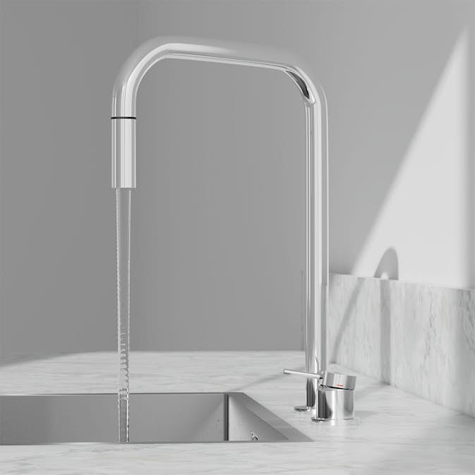 Köksblandare Scandtap Harmonized K2P Square