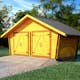 Timmerlada LP Garden R20 Glesa Väggar 20 m2