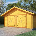 Timmerlada LP Garden S25 Fasta Väggar Timmergarage 25 m2