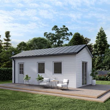 Nyckelfärdigt Attefallshus Attefallsbostaden Idun 30 m2 (40 m2 ink loft)