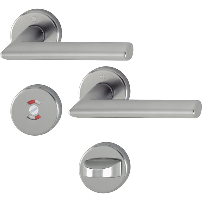 Innerdörrshandtag Swedoor Stockholm WC/Nyckelskylt