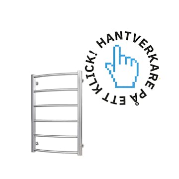 Installation Elektrisk handdukstork utan ROT