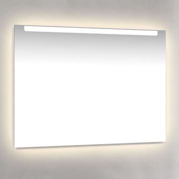 Spegel Macro Design Crown Ambilight Infälld belysning